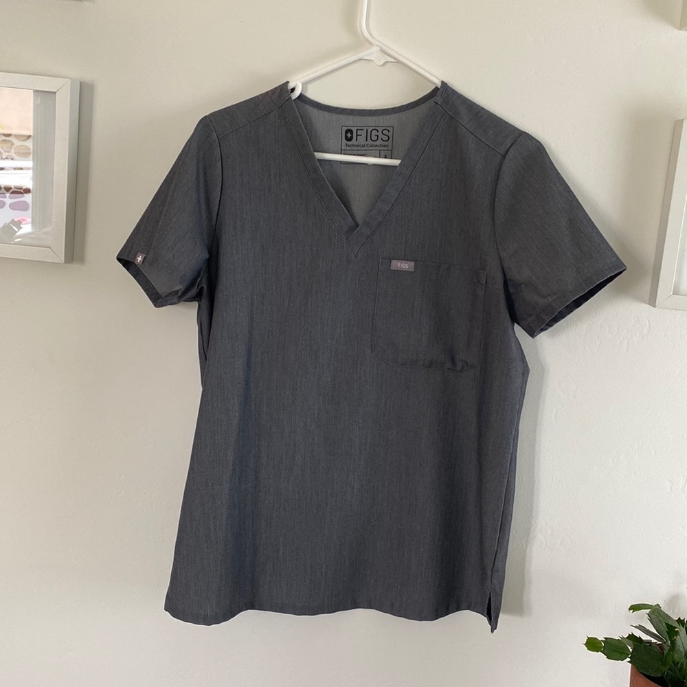 Figs Catarina Grey top